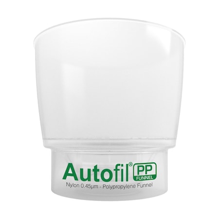 AutoFil Funnel Only, PP, 500mL, 0.45um Nylon, PK12